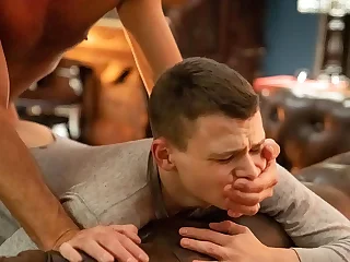 Boy's Visions of His StepUncle’s Insensible to Cock in His Throat and Tight Boy Hole - Fuckcest