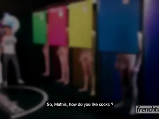 Naked Dating Porn Parody of a British TV Portray